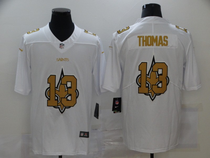 Men's New Orleans Saints Michael Thomas #13 White Jersey